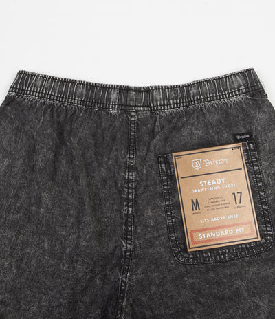 Brixton Steady Short - Black Acid Wash