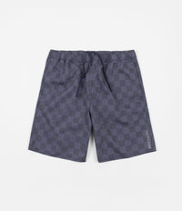 Brixton Steady X Shorts - Washed Navy Check