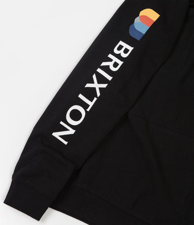 Brixton Stem Hoodie in Black