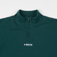 Brixton Stowell 1/2 Zip Sweatshirt - Atlantic Blue thumbnail
