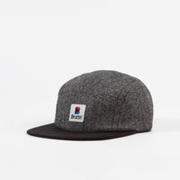 Brixton Stowell 5 Panel Cap - Black / Grey thumbnail