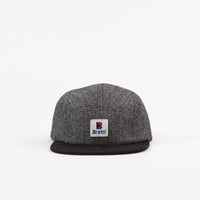Brixton Stowell 5 Panel Cap - Black / Grey thumbnail