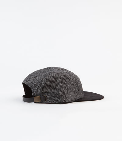 Brixton Stowell 5 Panel Cap - Black / Grey