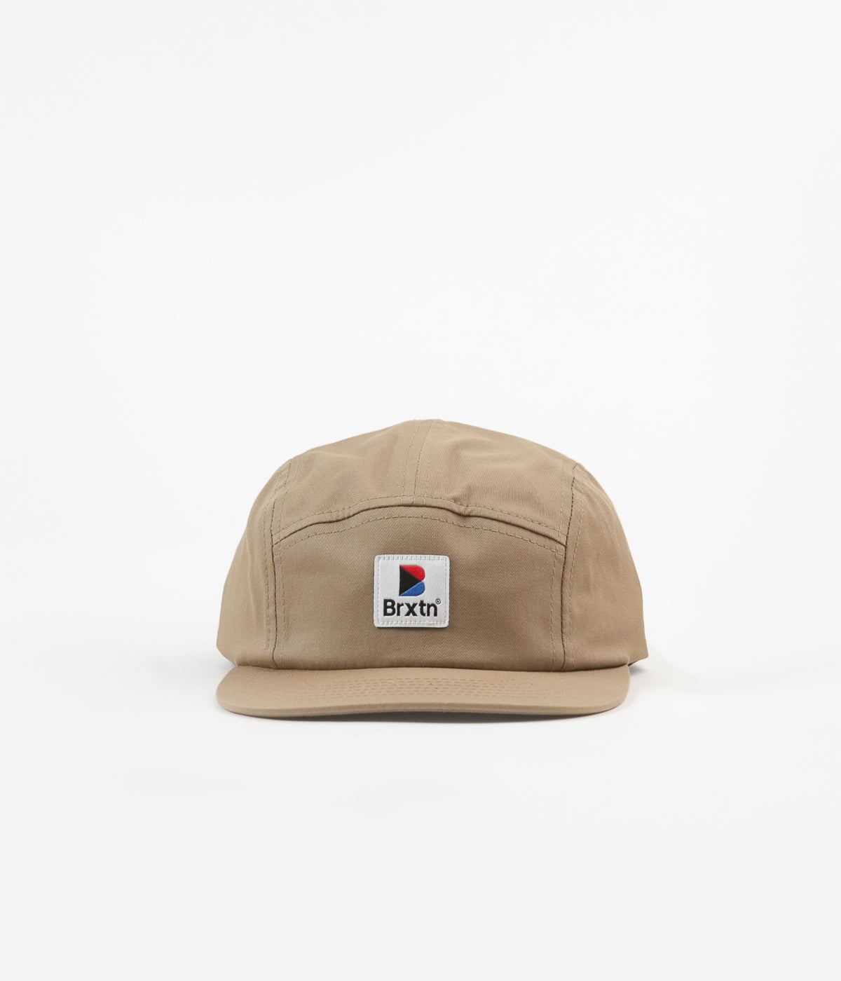 Brixton Stowell 5 Panel Cap Dark Khaki Flatspot