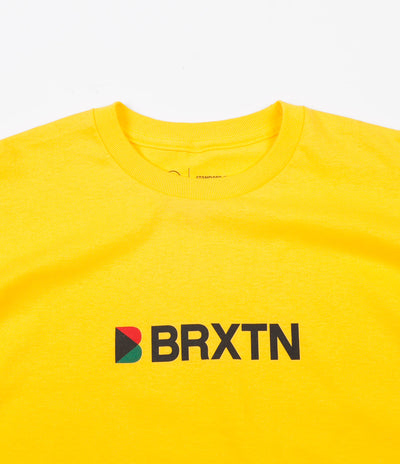 Brixton Stowell IV T-Shirt - Yellow