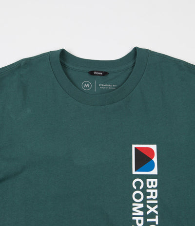 Brixton Stowell VIII Long Sleeve T-Shirt - Emerald