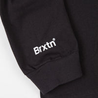Brixton Stowell VIII Long Sleeve T-Shirt - Washed Black thumbnail
