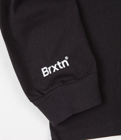 Brixton Stowell VIII Long Sleeve T-Shirt - Washed Black