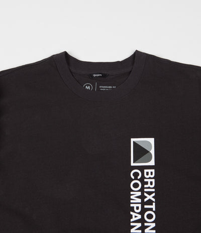 Brixton Stowell VIII Long Sleeve T-Shirt - Washed Black