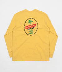 Brixton Tosh Long Sleeve T-Shirt - Washed Yellow