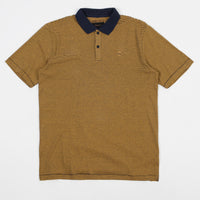 Brixton Union Johnston Short Sleeve Polo Shirt - Navy / Gold thumbnail