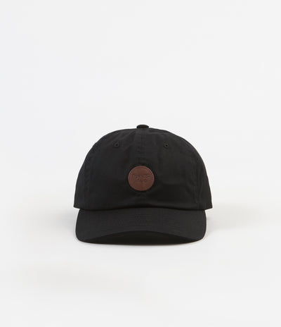Brixton Wheeler Cap - Black / Leather Patch