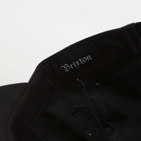 Brixton Wheeler Cap - Black / Leather Patch thumbnail
