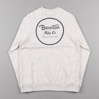 Brixton Wheeler Crewneck Sweatshirt - Heather Stone thumbnail