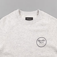 Brixton Wheeler Crewneck Sweatshirt - Heather Stone thumbnail