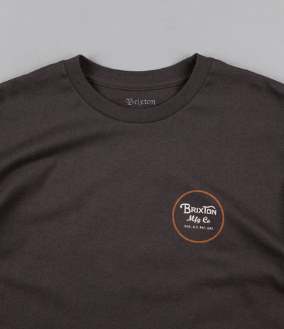 Brixton Wheeler II T-Shirt - Washed Black