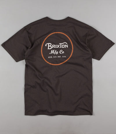 Brixton Wheeler II T-Shirt - Washed Black