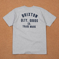 Brixton Woodburn T-Shirt - Heather Grey / Navy thumbnail