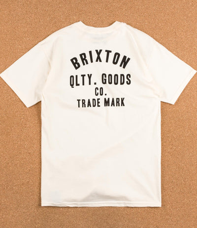 Brixton Woodburn T-Shirt - Off White