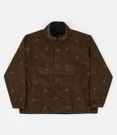 Bronze 56K All Over Embroidered Anorak - Brown