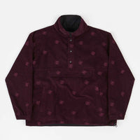 Bronze 56K All Over Embroidered Anorak - Maroon thumbnail