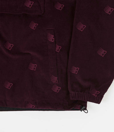 Bronze 56K All Over Embroidered Anorak - Maroon