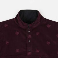 Bronze 56K All Over Embroidered Anorak - Maroon thumbnail