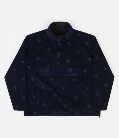 Bronze 56K All Over Embroidered Anorak - Navy