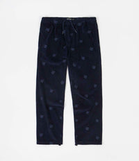 Bronze 56K All Over Embroidered Pants - Navy