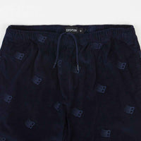 Bronze 56K All Over Embroidered Pants - Navy thumbnail