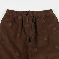 Bronze 56K All Over Embroidered Synch Cord Pants - Brown thumbnail