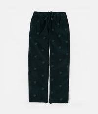 Bronze 56K All Over Embroidered Synch Cord Pants - Dark Teal