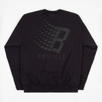 Bronze 56K B Logo Crewneck Sweatshirt - Off Black thumbnail