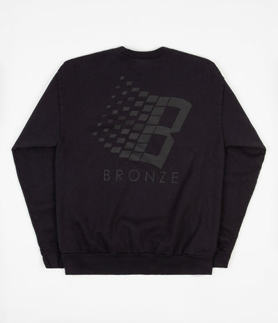 Bronze 56K B Logo Crewneck Sweatshirt - Off Black