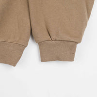 Bronze 56K B Logo Embroidered Crewneck Sweatshirt - Light Brown thumbnail