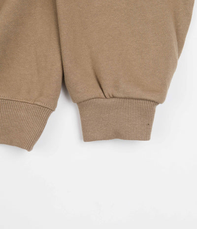 Bronze 56K B Logo Embroidered Crewneck Sweatshirt - Light Brown