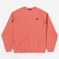 Bronze 56K B Logo Embroidered Crewneck Sweatshirt - Salmon thumbnail