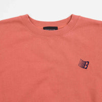 Bronze 56K B Logo Embroidered Crewneck Sweatshirt - Salmon thumbnail