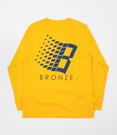Bronze 56K B Logo Long Sleeve T-Shirt - Gold / Blue