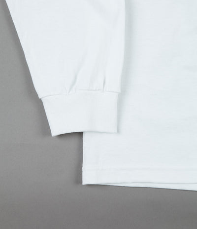 Bronze 56K B Logo Long Sleeve T-Shirt - White / Tennis