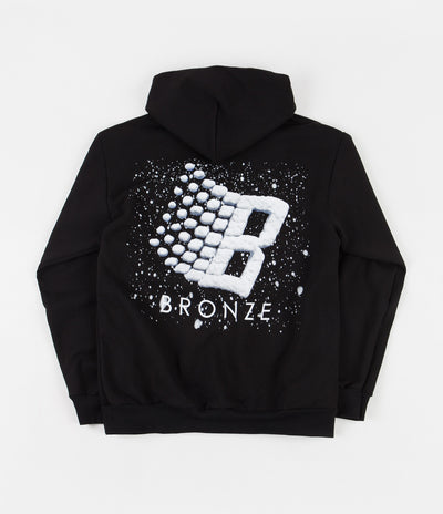 Bronze 56K B Logo Snow Hoodie - Black