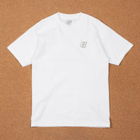 Bronze 56K B Logo T-Shirt - White / Grey / Burgundy thumbnail
