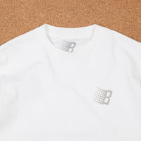 Bronze 56K B Logo T-Shirt - White / Grey / Burgundy thumbnail