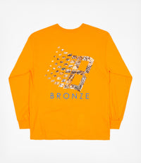 Bronze 56K B Logo Tree Long Sleeve T-Shirt - Orange