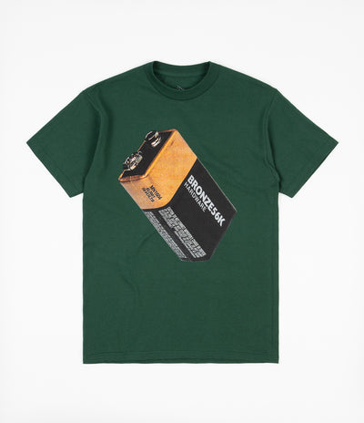 Bronze 56K Battery T-Shirt - Forest Green