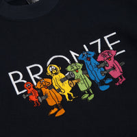 Bronze 56K Bolt Boys Embroidered Crewneck Sweatshirt - Navy thumbnail
