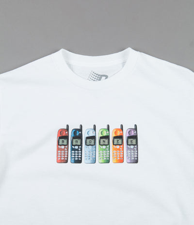 Bronze 56K Burner Phone T-Shirt - White