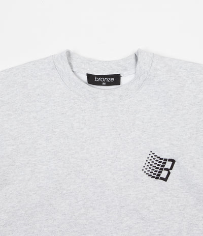 Bronze 56K Embroidered B Logo Crewneck Sweatshirt - Ash Heather 