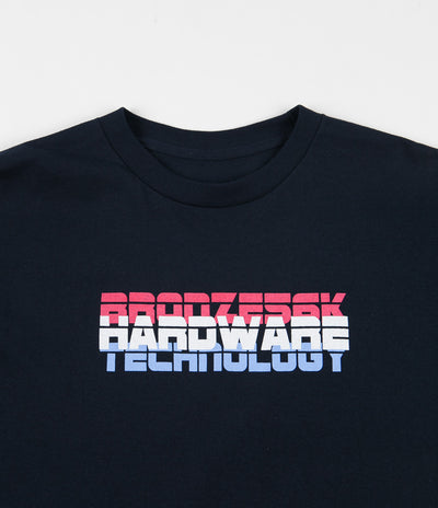 Bronze 56K Hardwear Technology Long Sleeve T-Shirt - Navy