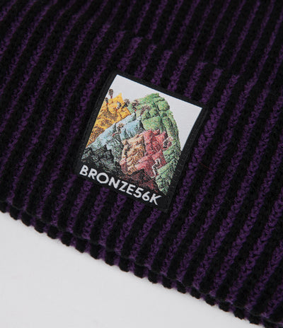 Bronze 56K Mountain Beanie - Purple